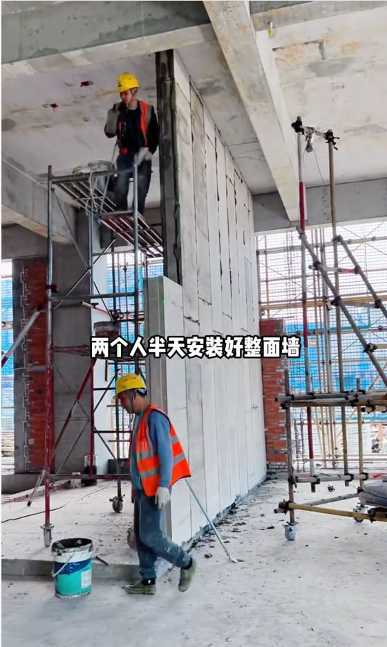 冷链仓库防火保温墙项目现场图片 3